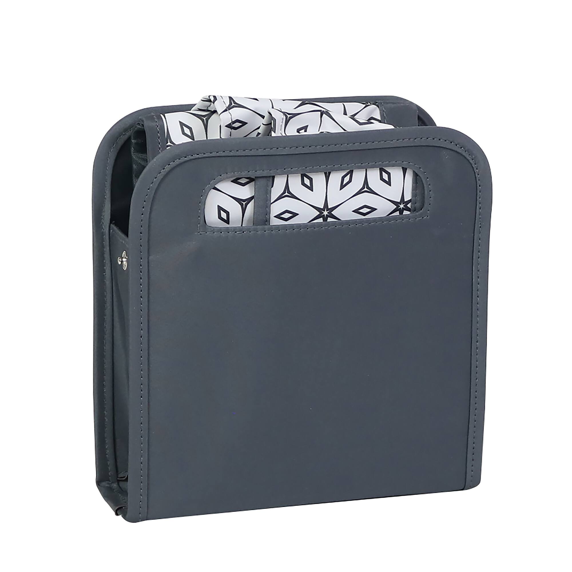 Everything Mary Geometric Gray & White Craft Caddy